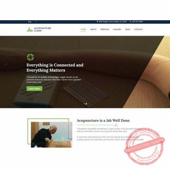 Acupuncture - HTML Template