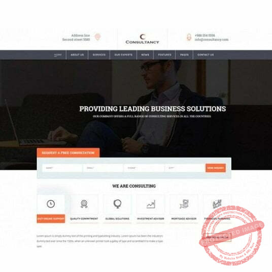 Consultancy Services - HTML Template