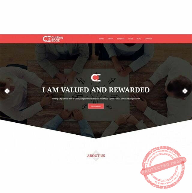 Cutting Edge - HTML Template