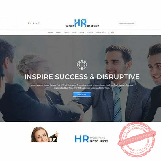Human Resource - HTML Template