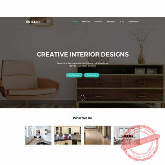 Interior - HTML Template