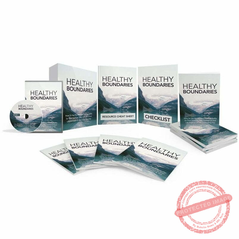 Healthy Boundaries - Video Course with Resell Rights