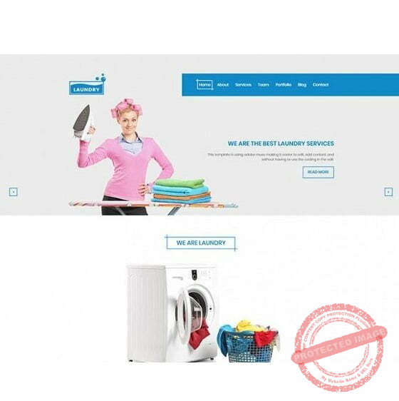 Laundry - HTML Template