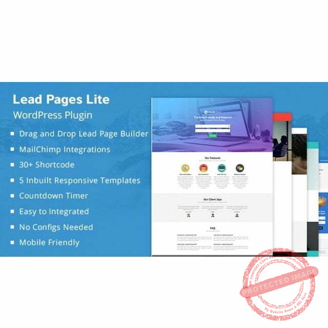 Lead Capture Lite - WordPress Plugin