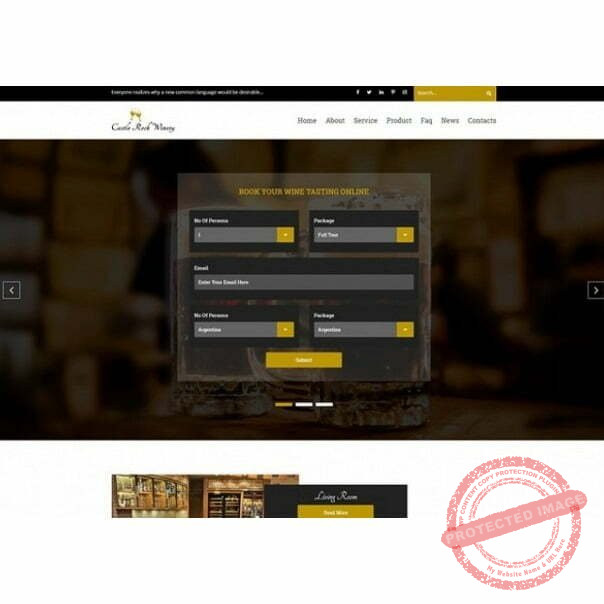 Luxury Wine - HTML Template