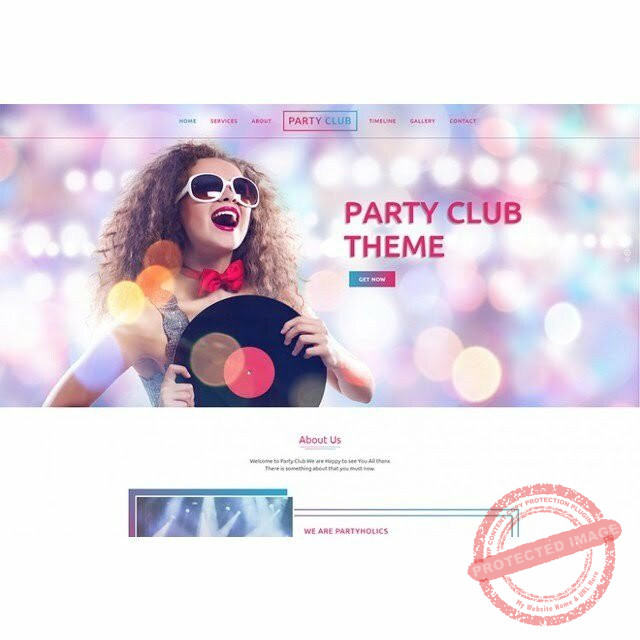 Party Club - HTML Template