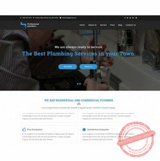 Plumber - HTML Template
