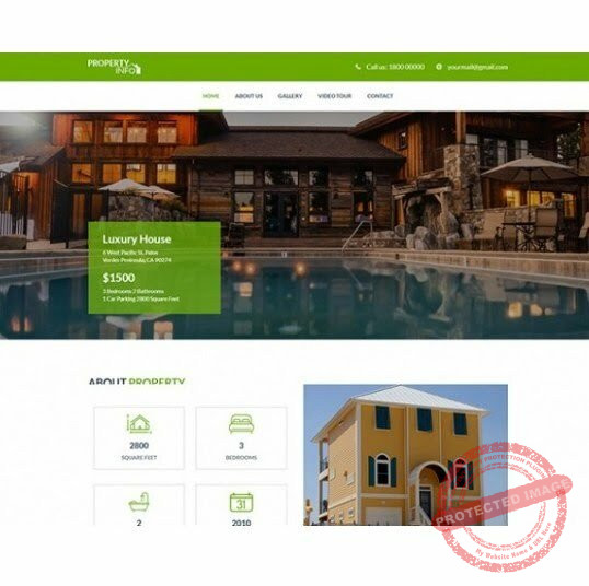 Property Info - HTML Template