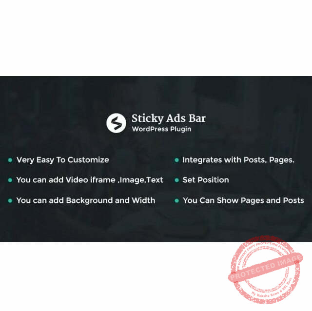 Sticky Ads Bar - Wordpress Plugin