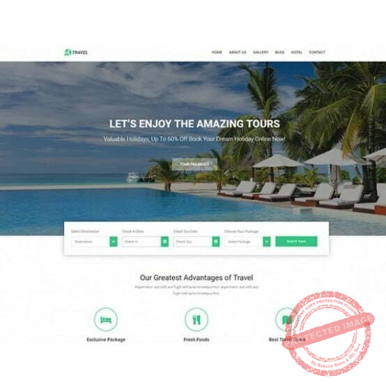 Tours and Travel - HTML Template