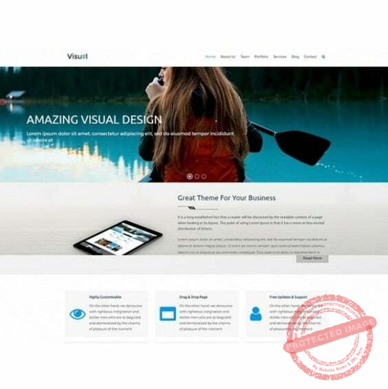 Visual - HTML Template
