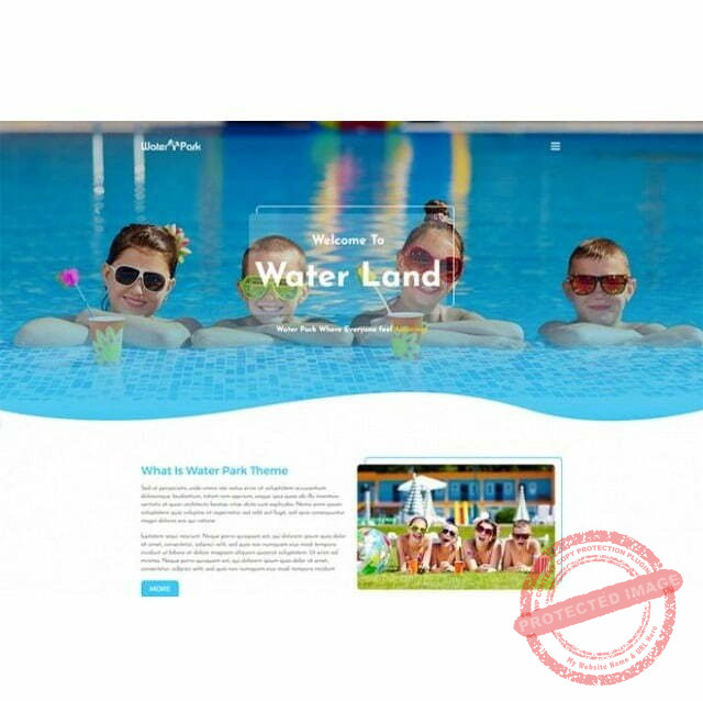 Water Park - HTML Template